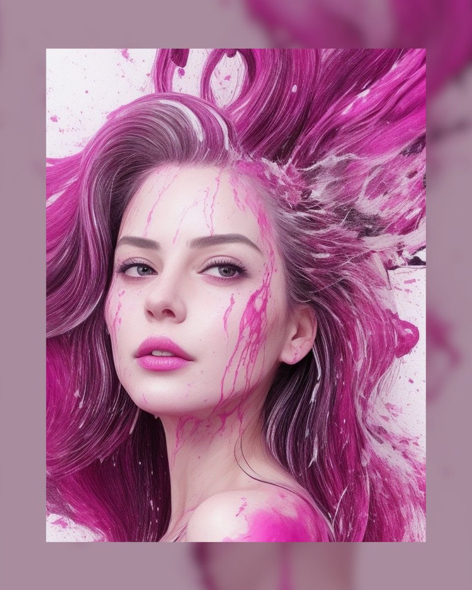 AntonPsak's tweet photo. The "Symphony of Chaos XVI" oil study immerses viewers in a whirlwind of vibrant pink hues, capturing the fluidity and dynamism of human emotions. This expressive portrait is a testament to the beauty found in the interplay of order and chaos.

#SymphonyOfChaos #OilStudy https://t.co/6sHUZWroQz