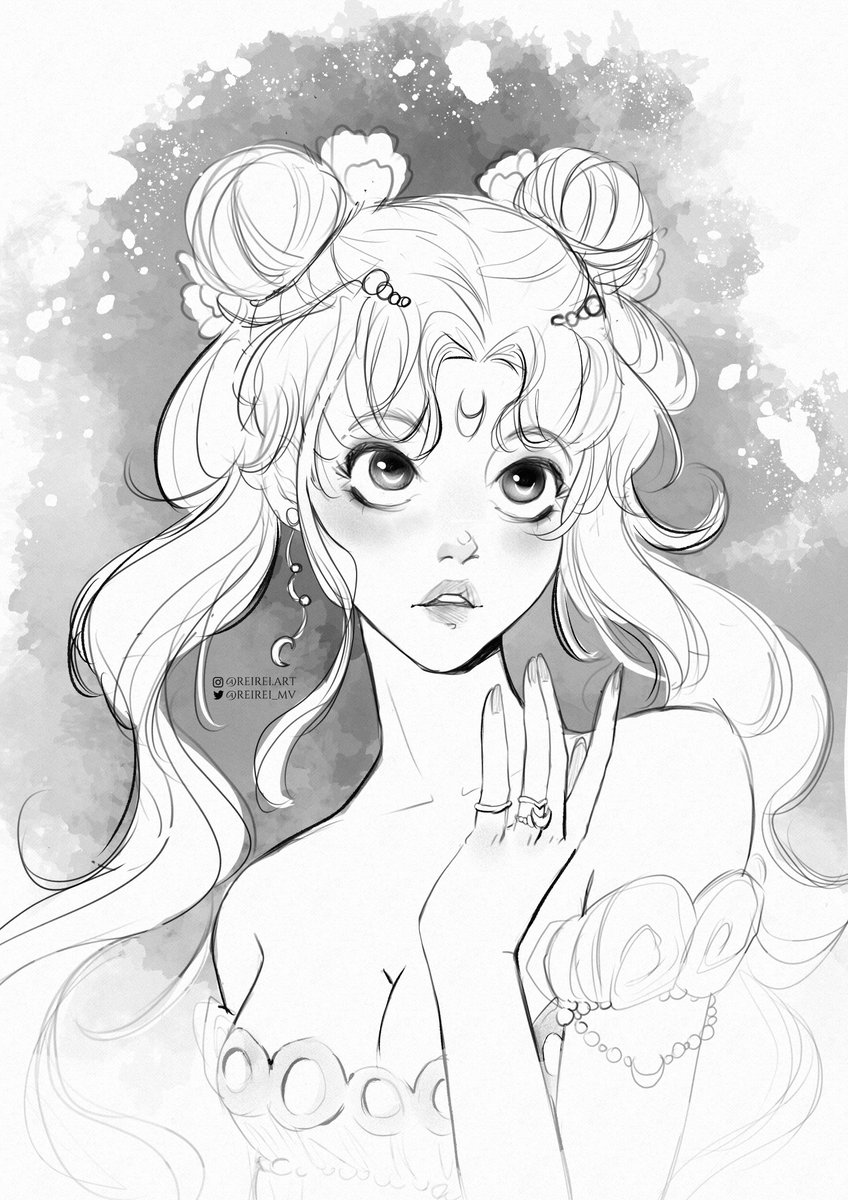 ReiRei_MV's tweet photo. dibujito rápido 
✨🌙✨
#PrincessSerenity https://t.co/CKAD40k6HQ