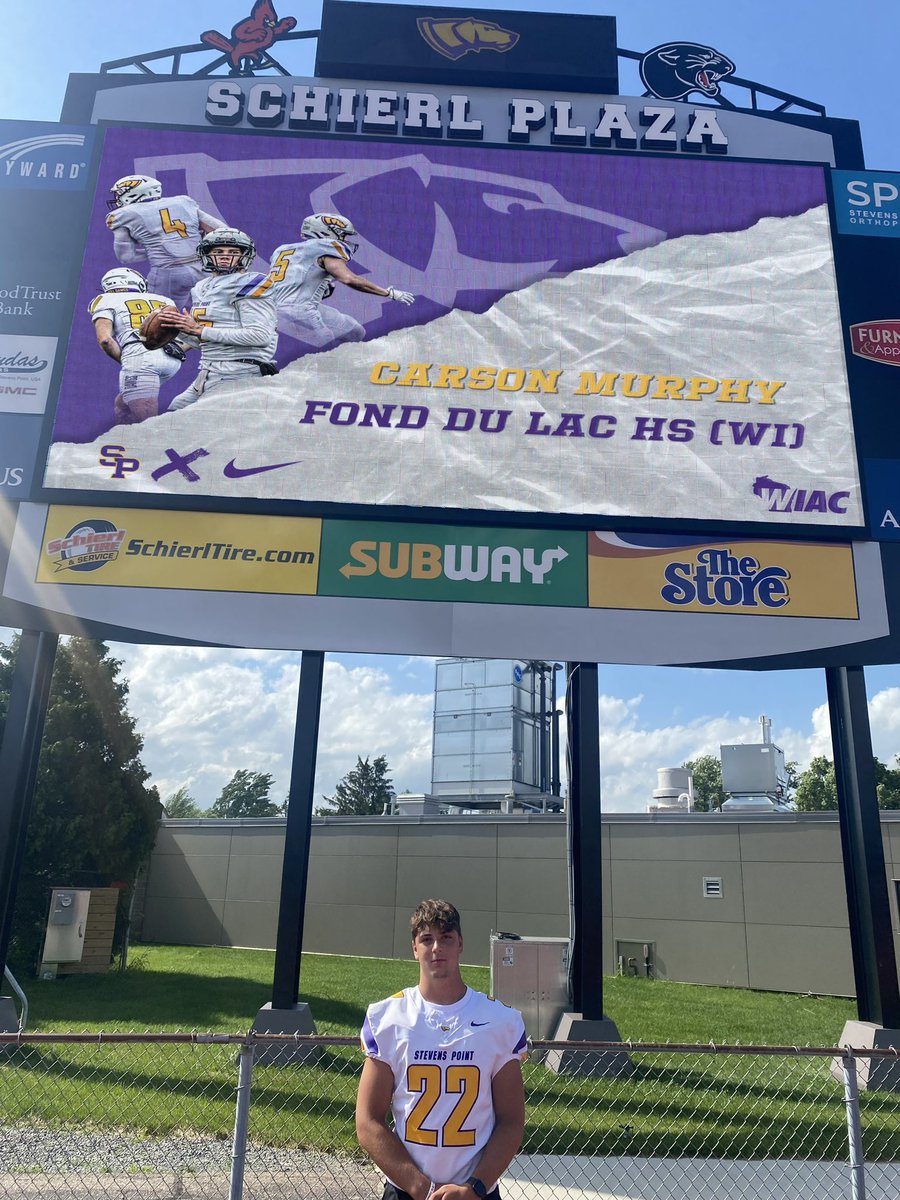 Thank you <a href="/UWSPFootball/">UWSP Football</a> for the junior day visit‼️ <a href="/shaunb8/">Shaun Behrend</a> <a href="/CoachVenne/">Coach Venne</a>