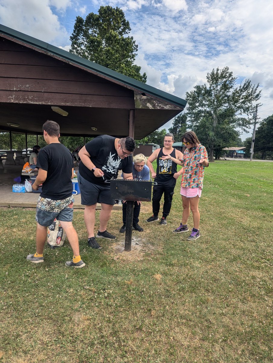 How many men does it take to start a fire? Apparently 4