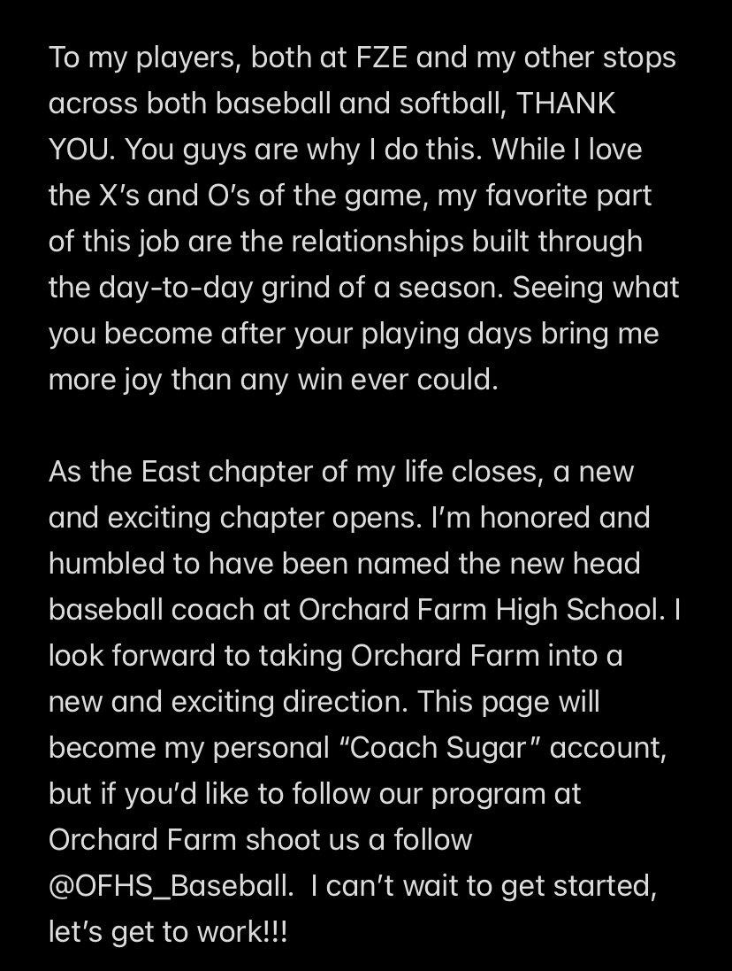 Coach Sugar tweet media