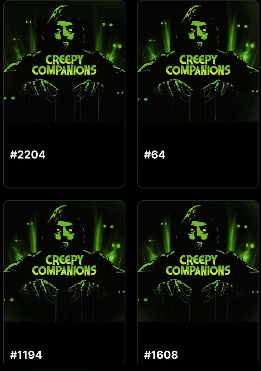 😎Max minted our new companions.

👌@cyberhuahua team is doing 10/10 job with creepy companions. Best WL phase in recent months. Also we will get a free mint for Zombsei on Sei.

🤩Excited for the reveal. I have an eye on that creepy <a href="/nftgeckies/">Geckies</a> companion. I say dip on that one.