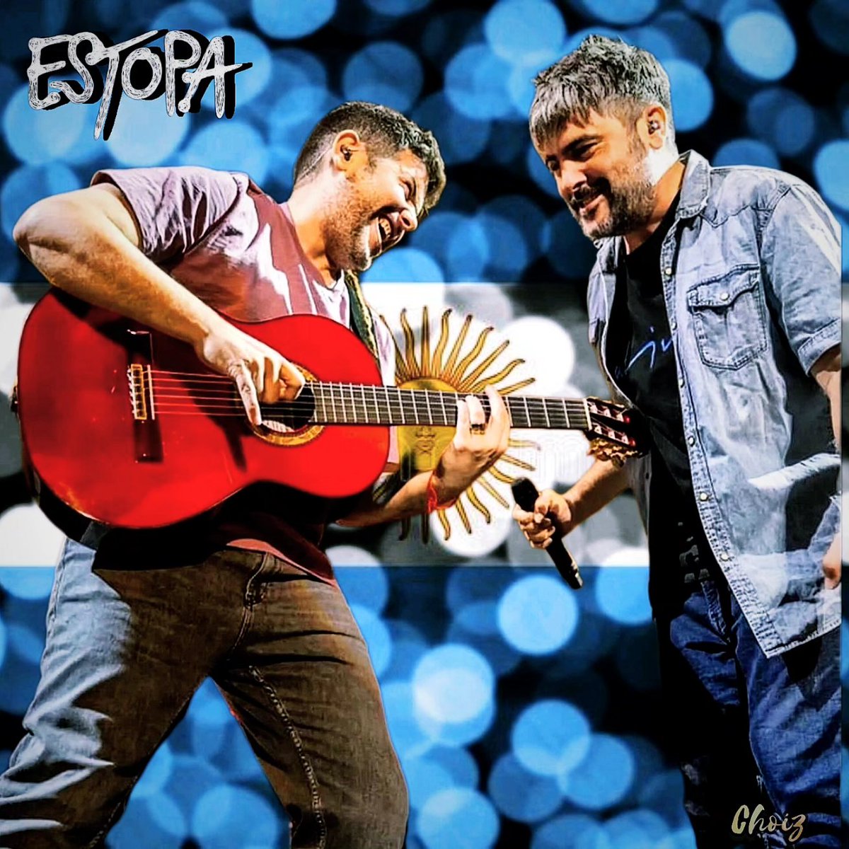 Lady_shady1's tweet photo. Estopa y en su día, nuestra bandera hermosa, que obra de arte, que bien le sienta no? 🫶🇦🇷 vuelvan pronto✨️ Argentina los ama.
.
.
#choizmood
#estopaargentina @estopaoficial @herediapro @chusheredia #estopa25aniversario #estopia #estopera #estopa https://t.co/mgQfI3tdez