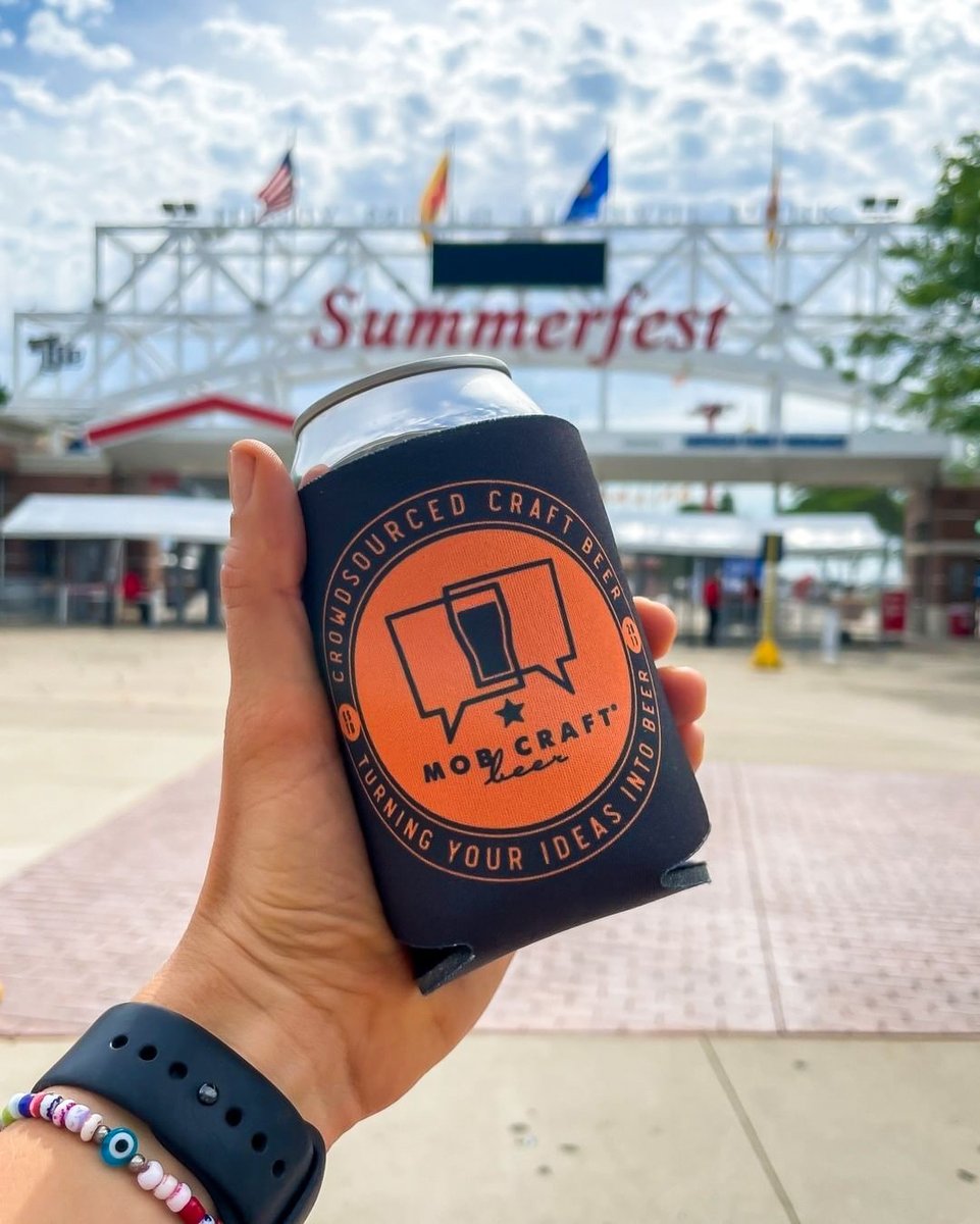Here's to the first day of summer 😎☀️ If you're heading to #Summerfest and need a quick beer pit stop, we got ya covered! The taproom is just a mile away from the festival grounds and we have lots of great brews pouring on tap. Cheers, Milwaukee!