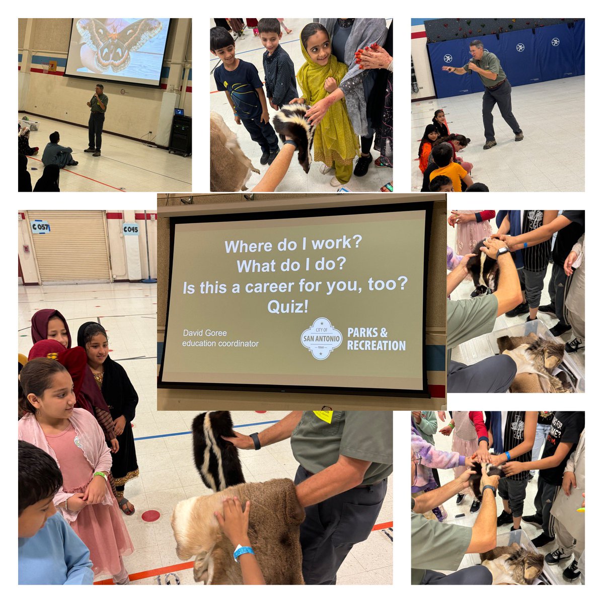 Rosa Jonasz (@maestrajonasz) on Twitter photo Today we enjoyed an amazing presentation from San Antonio Parks and Recreation. Our 3rd,4th and 5th graders learned about our beautiful parks and incredible wild life in San Antonio <a href="/NisdBILESL/">NISD Bilingual & ESL</a> #wildlife #cityofsanantonio #parksandrec <a href="/Espinoza4810/">Linda Espinoza</a> <a href="/NISD/">Northside ISD</a> <a href="/NISDElemCI/">Elementary CI</a> Today we enjoyed an amazing presentation from San Antonio Parks and Recreation. Our 3rd,4th and 5th graders learned about our beautiful parks and incredible wild life in San Antonio <a href="/NisdBILESL/">NISD Bilingual & ESL</a> #wildlife #cityofsanantonio #parksandrec <a href="/Espinoza4810/">Linda Espinoza</a> <a href="/NISD/">Northside ISD</a> <a href="/NISDElemCI/">Elementary CI</a>