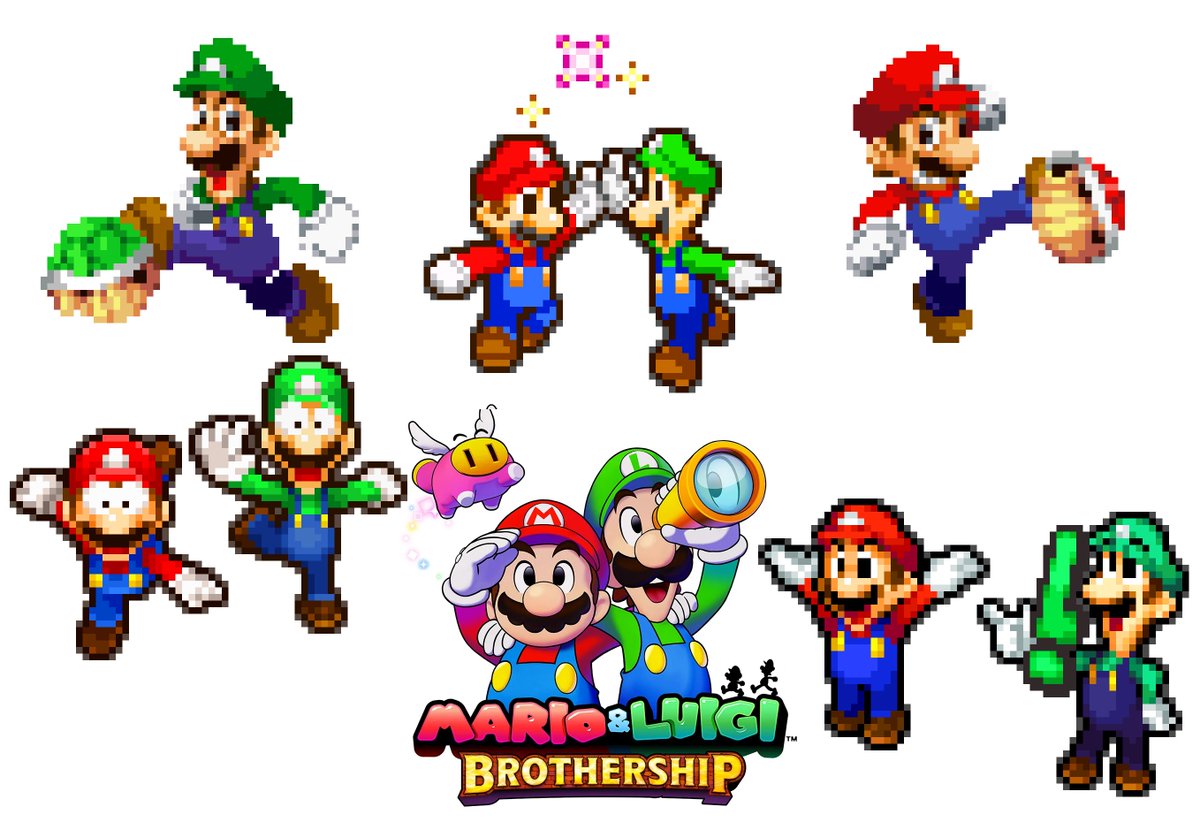 Mario &amp; Luigi series tribute for the reveal of Brothership using every game style