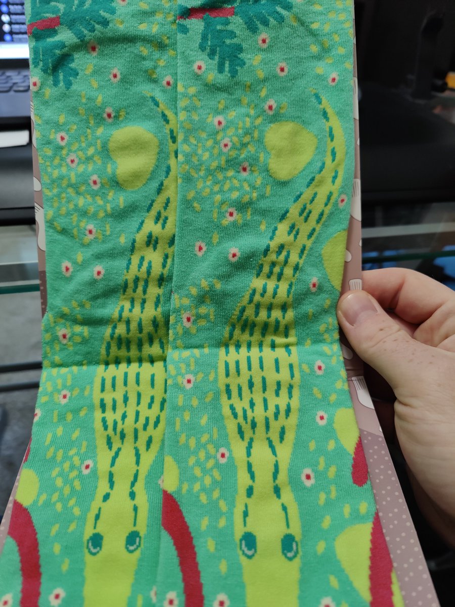 SpaceCatKyle's tweet image. My wife signed me up for the awesome socks club for Father&apos;s Day!