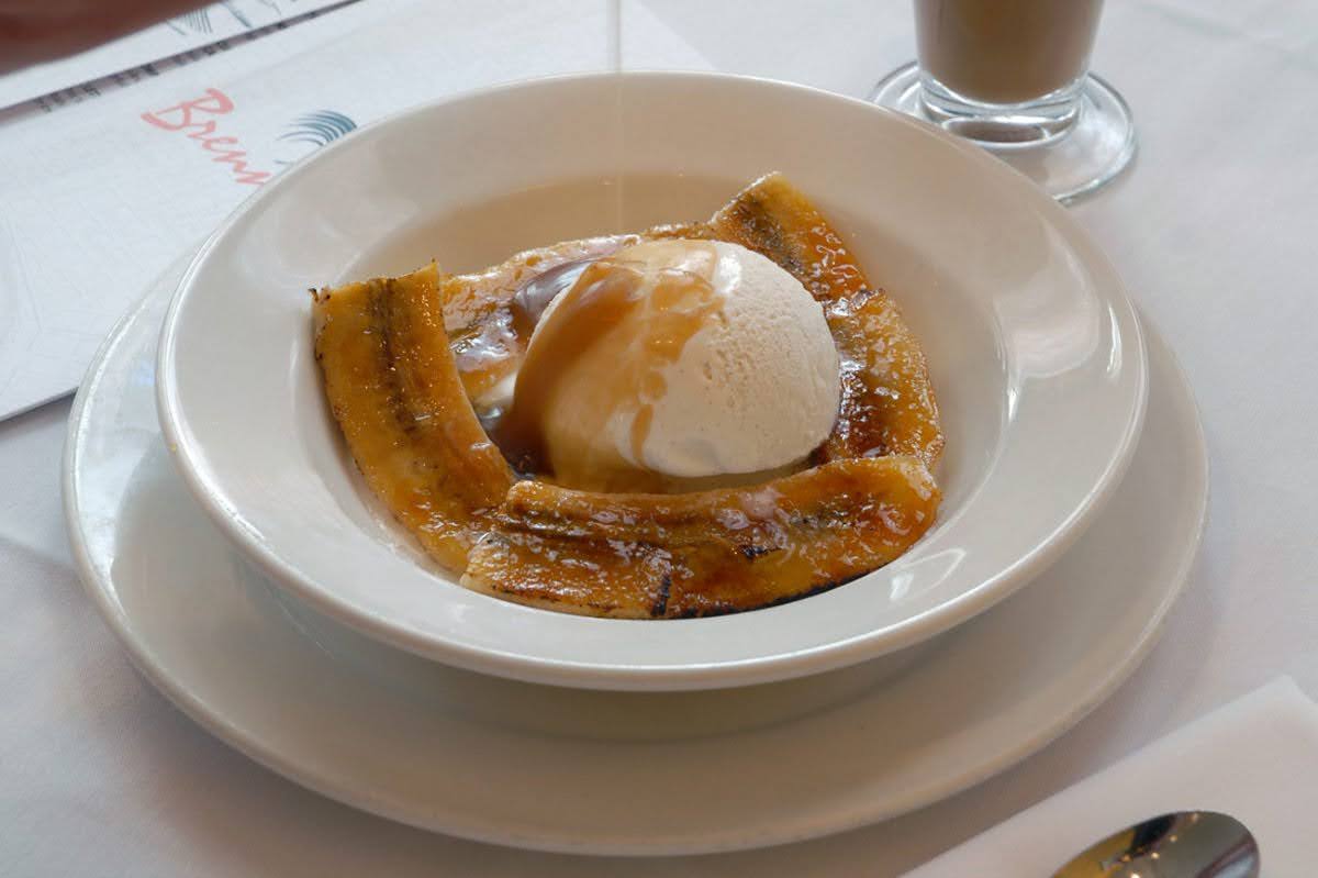 At <a href="/brennansnola/">Brennan's Restaurant</a>, one dish in the pantheon of the tableside tradition is rum-laden, flambéed Bananas Foster,. What is it like to put on this “show,” service after service? Today on #Gravy, <a href="/evetroeh/">Eve Troeh</a> reports from Brennan's. 

Photo courtesy of Brennan’s.
 
southernfoodways.org/gravy/flambeed…