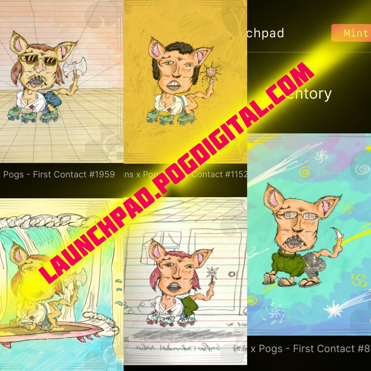 Charizard69 (@humbertcrypto) on Twitter photo Minted 5 and still chasing that slammer!
Get yours at Launchpad.Pogdigital.com
<a href="/PogDigital/">POG ®</a> <a href="/TigonTamer/">Tigonia - Forever for Infinity!</a>
<a href="/hederjon/">Jon Heder</a> <a href="/justintwinters/">Justin Trevor Winters</a> Minted 5 and still chasing that slammer!
Get yours at Launchpad.Pogdigital.com
<a href="/PogDigital/">POG ®</a> <a href="/TigonTamer/">Tigonia - Forever for Infinity!</a>
<a href="/hederjon/">Jon Heder</a> <a href="/justintwinters/">Justin Trevor Winters</a>