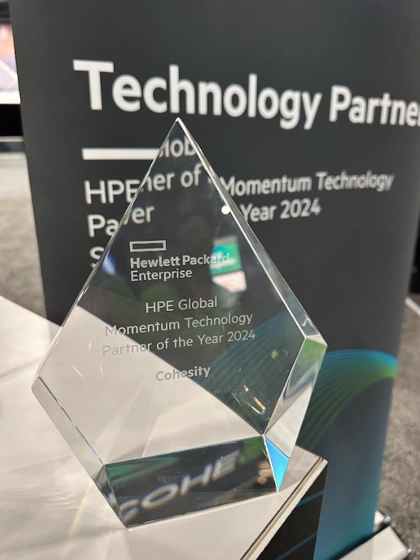 We've had an amazing time at #HPEDiscover! A few highlights:
✨ Awesome speaking sessions with Theresa Miller, David Dawson, and Chris Klosterman
✨ An <a href="/HPE/">HPE</a> Partner of the Year Award!
✨ An amazing team of Cohesians - AND it's not too late to meet them at booth 2440!