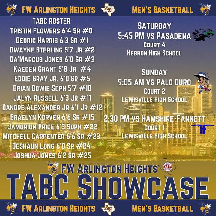 Catch me this weekend at TABC Showcase 
Game time are listed below June 22-23