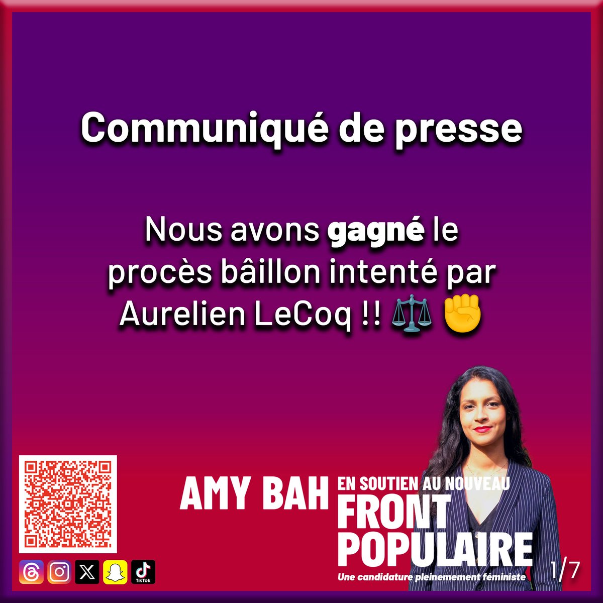 amybah_'s tweet image. Mon communiqué de presse ⬇️