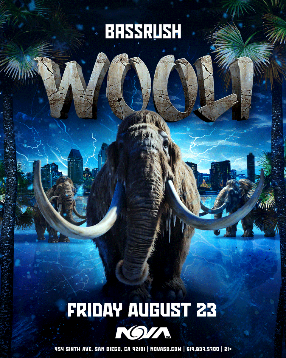 SAY WOOLI!! NOOOO 🤣🚨 <a href="/woolimusic/">🦣 WOOLI 🦣</a> is bringing the bass to SD for <a href="/bassrush/">BASSRUSH</a> on Friday, 8/23. 🦣💥

Limited Early Bird Tickets on sale now → bssrush.co/wooli-sd