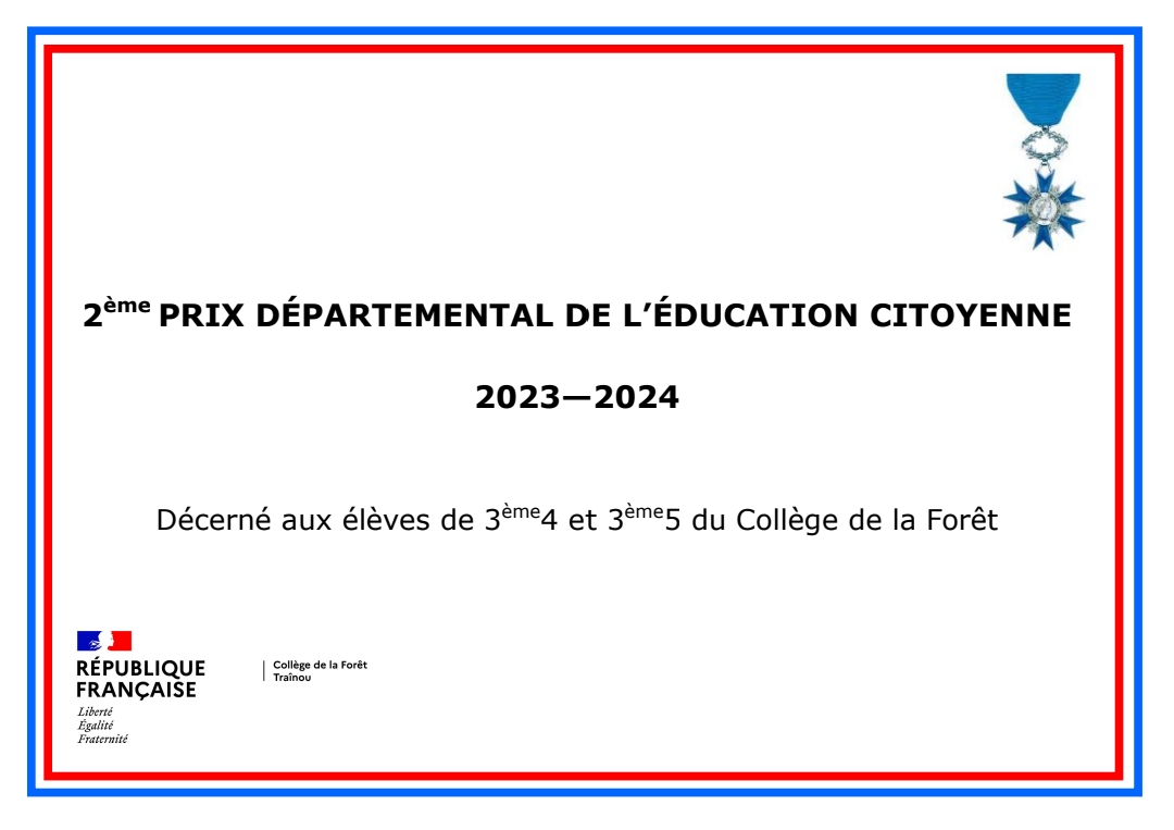 Collège de la forêt - Trainou tweet media