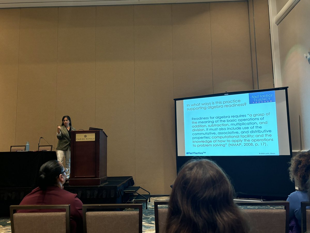 Hyacinth_TEACH's tweet photo. What an amazing presentation on Multiplicative Reasoning by Juli Dixon. Not only did she introduce classroom strategies, but school-wide approaches to increase multiplication fact fluency throughout K-5. #FCTM2024 #IgniteYourLight https://t.co/gjjqSINaw9
