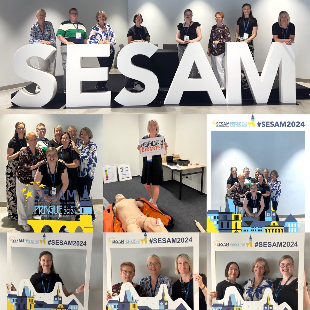 Team <a href="/taitokeskus/">Taitokeskus</a> at #SESAM2024 at Prague 🤩
#learning #simulation 
@TampereUniMET @TampereUni  @TAMK_UAS <a href="/Tays_sairaala/">Tays</a> <a href="/Pirha_fi/">Pirkanmaan hyvinvointialue</a>