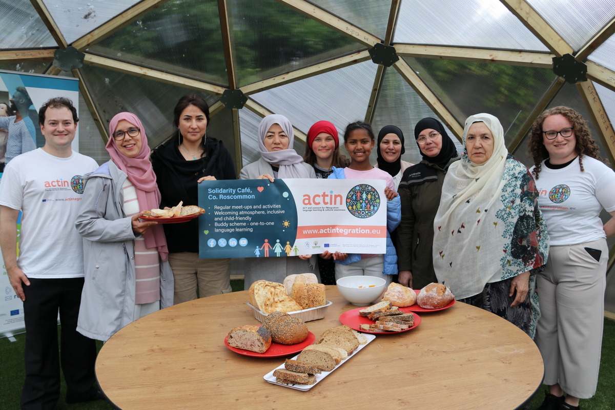 MomentumInnov's tweet photo. We were delighted to be at the launch of @actintegrate in Ballaghadereen today. 
Well done to @LeaderRoscommon and all involved  #WorldRefugeeDay #Roscommon https://t.co/ORACNZBsgp
