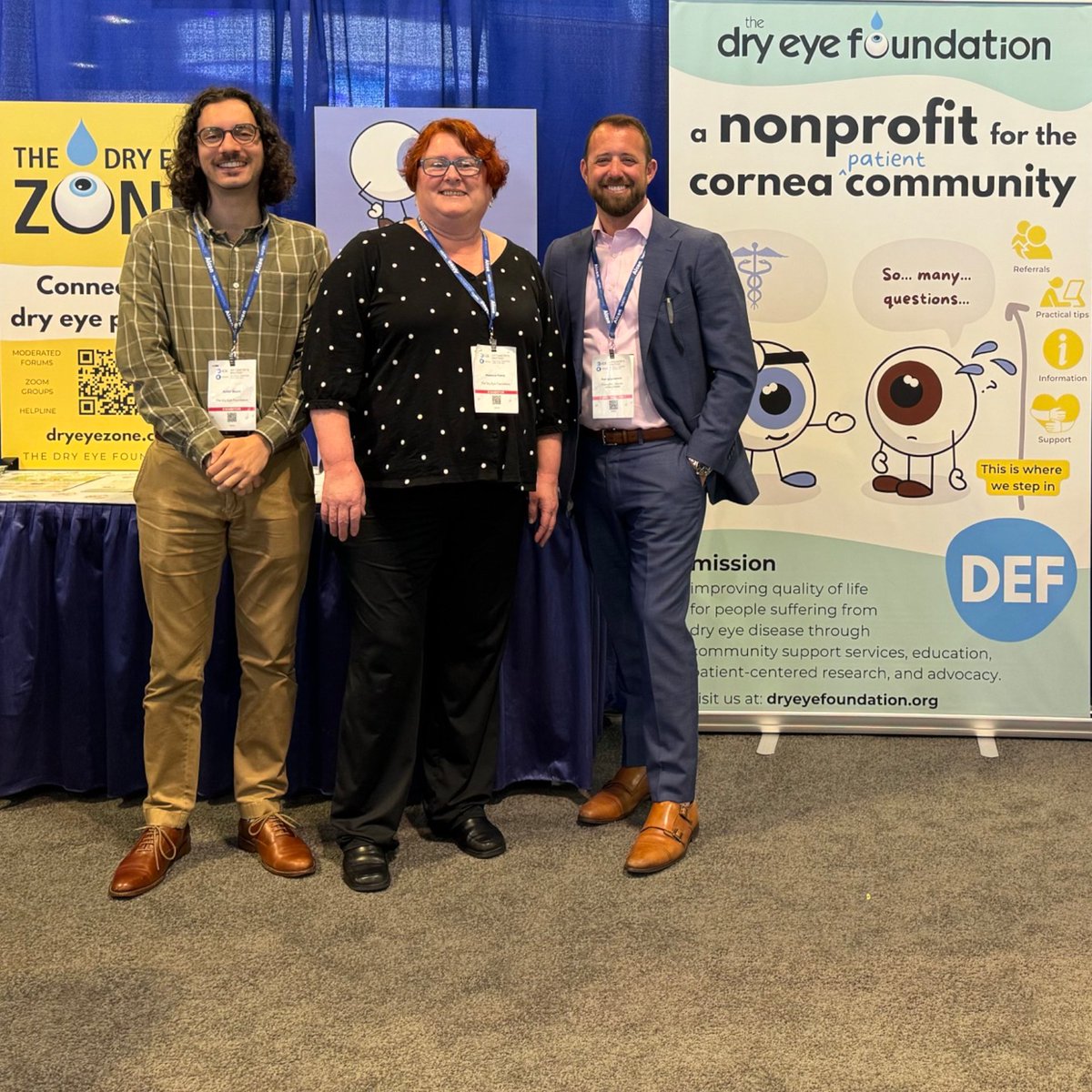 NAEVRAdvocacy's tweet image. We’re excited to be participating at @AOAConnect and #AOSA Optometry’s Meeting. Our mission brings us here to champion the future of vision care. We're passionate about advancing vision research to combat eye diseases and improve patient outcomes. #OptometrysMeeting @dry_eye_fdn