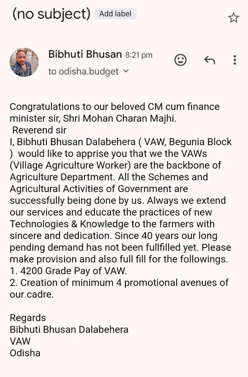 StateVAWParivar's tweet photo. @KVSinghDeo1 @Naveen_Odisha @MohanCMajhi_ @PravatiPOdisha @FdOdisha @arvindpadhee @premcchaudhary https://t.co/7IAsnqEBJl