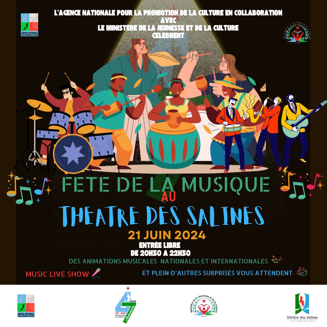 Vendredi soir à partir de 20h00 au département du théâtre des Salines pour la fête internationale de la Musique !