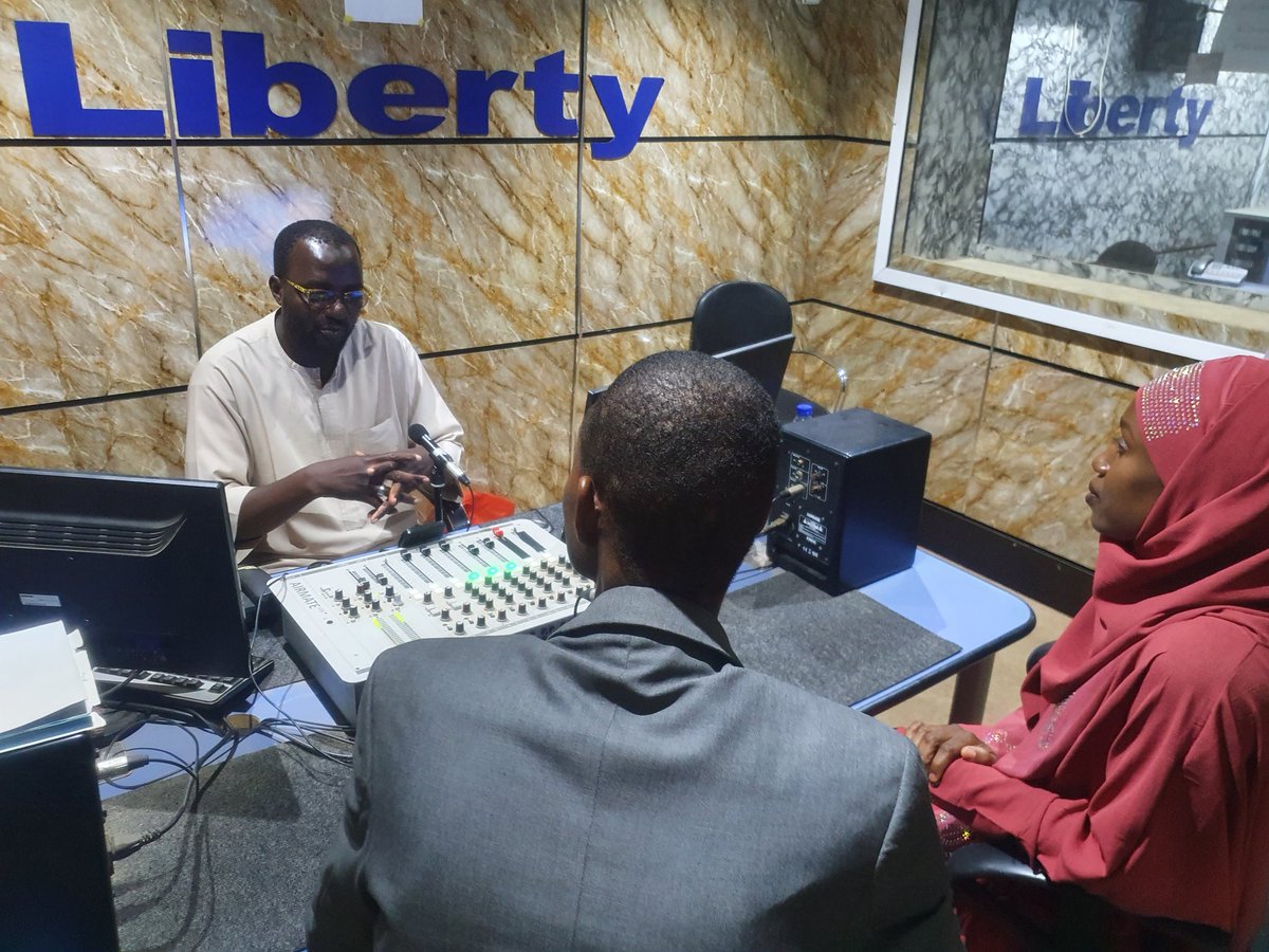 mahmud___mannir's tweet photo. Interview session with Liberty Radio..
Job well done to our interviewer, Mal. Babangida Bangis Agaye of Liberty Radio and my co-interviwee, Munirat Enitan Badamasi, Creative Director of Brams Qrytive Ventures. https://t.co/oQ5BtwqnrR