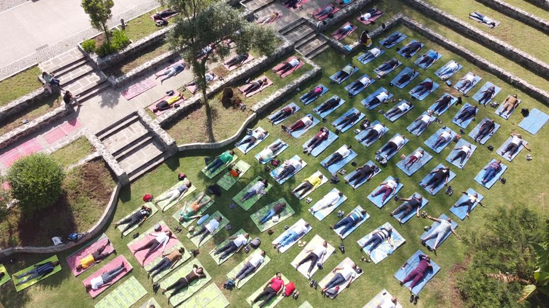 Celebrating International Yoga Day, inscribed on <a href="/UNESCO/">UNESCO 🏛️ #Education #Sciences #Culture 🇺🇳</a> Intangible Cultural Heritage List. Yoga offers a holistic approach to health and well-being , bringing peace to our hectic lives. <a href="/UNESCO_Addis/">UNESCO to AU,UNECA,Ethiopia</a> <a href="/IndiaInEthiopia/">India in Ethiopia</a>