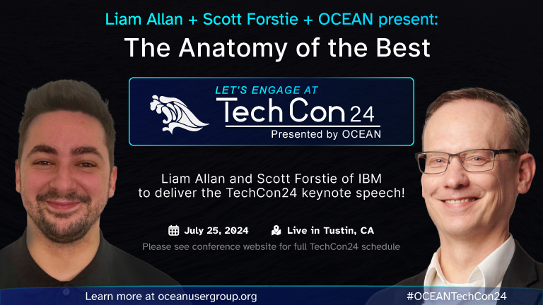 OCEANUserGroup's tweet image. Scott Forstie and Liam Allan are teaming up to deliver the #TechCon24 Keynote! Discover the future success story of an #IBMi customer, exploring how strategic #integration cultivated unparalleled innovation and efficiency. @Forstie_IBMi  @notesofbarry  oceanusergroup.org/techcon24