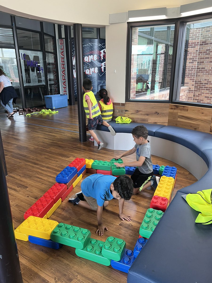 A little DIY safety town action for this afternoon to wrap up safety week! The horses even came out to town 😉 

<a href="/aubreyisd/">Aubrey ISD</a> 

#summerlearning