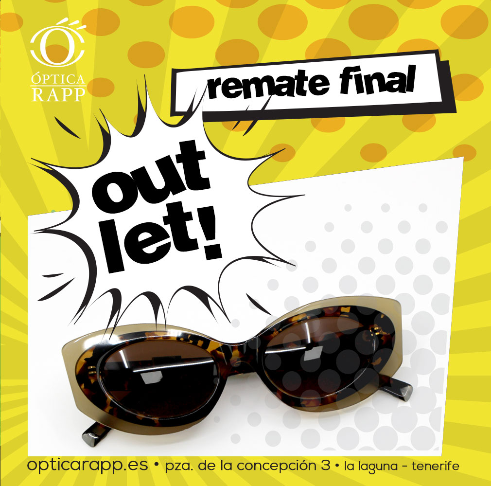 RappOptica's tweet photo. ¡Outlet Óptica Rapp! ¡Remate final!
¡Aprovecha el Outlet 2024 de Óptica Rapp! Grandes descuentos en tus marcas favoritas. No dejes pasar esta oportunidad. ¡Visítanos!

#opticarapp #outlet #gafas #monturas #sunglasses #rematefinal #lalaguna #Tenerife #opticas #eyewear https://t.co/3TfPIRnYBW