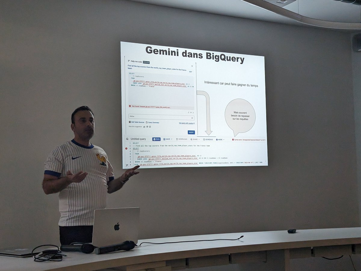 Dive into the latest AI innovations in Google cloud platform presented by <a href="/MazlumTosun3/">Mazlum Tosun 💙 #GCP</a>.  <a href="/GDGParis/">GDG Paris</a> #Google #Ioextended #GCP
