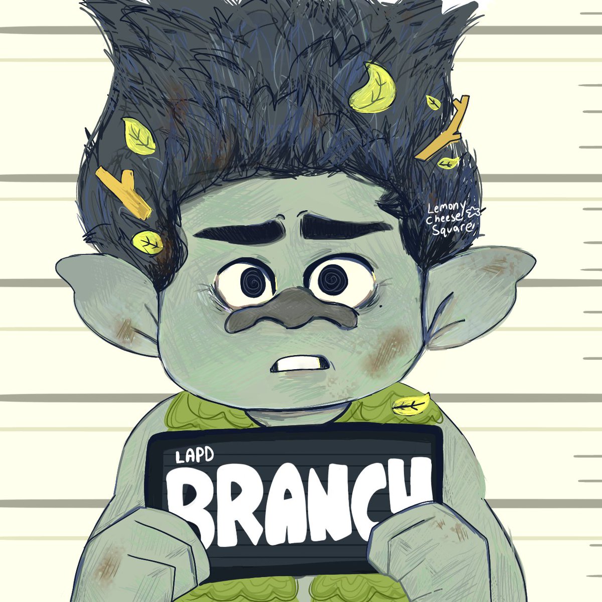 TrashxPanda10's tweet photo. Don't drink and drive that's bad, mmkay ? 
#branchtrolls #dreamworkstrolls https://t.co/A1cUWYYTCa