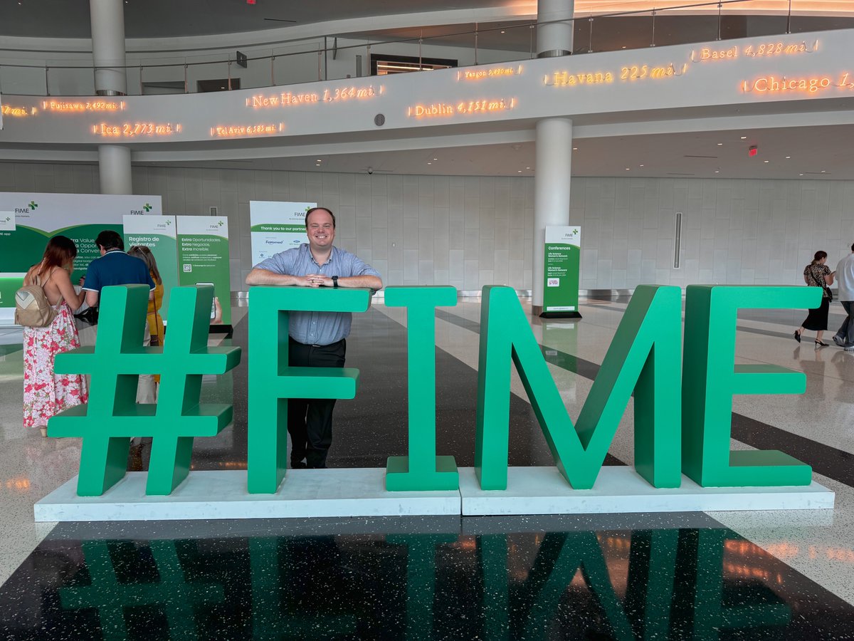 ResearchParkFAU's tweet image. Day 2 of @FIMEShow! 🌟 Don't forget to swing by table I-92.

#FIME #FIME2024