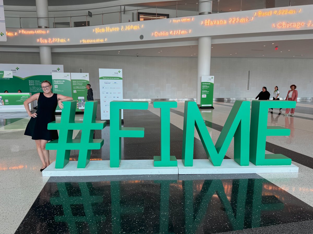 ResearchParkFAU's tweet image. Day 2 of @FIMEShow! 🌟 Don't forget to swing by table I-92.

#FIME #FIME2024