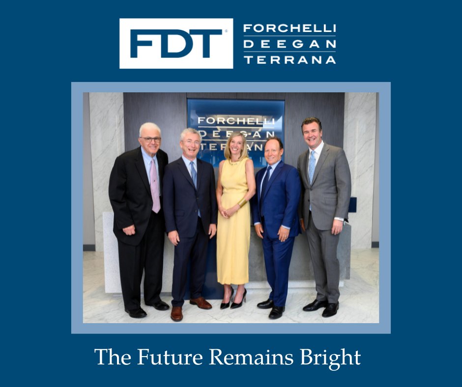 Jeffrey Forchelli and John Terrana, Co-Managing Partners of Forchelli Deegan Terrana LLP are proud to announce that the attorneys and staff of Cronin, Harris &amp; Associates, P.L.L.C. have joined the firm. 

lnkd.in/e-U866YC

#FirmAdvantage #IndustryLeaders #TaxCertiorari