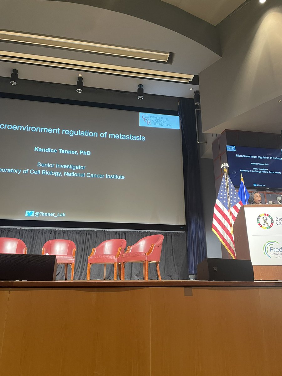 ‘How do cancer cells adapt to organs with distinct mechanical properties?’ An important question on metastasis that Kandice Tanner, PhD from the <a href="/theNCI/">National Cancer Institute</a> is tackling using Zebrafish at #BiCconf24 <a href="/BlackinCancer/">BlackinCancer</a>