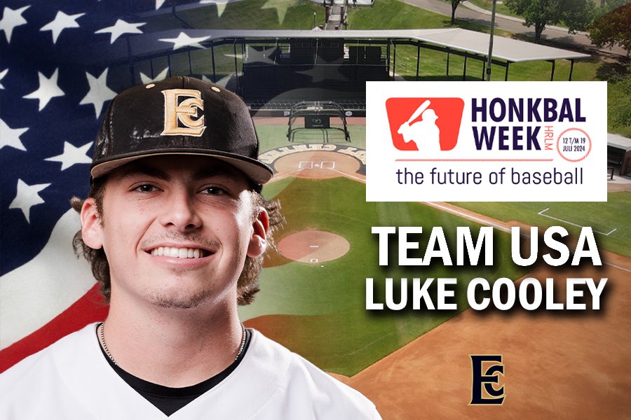 East Central's Luke Cooley will represent the Stars and Stripes Team USA at this year's Haarlem Baseball Week, held July 12-19.

See more at ecccathletics.com/sports/bsb/202…

#WarriorStrong