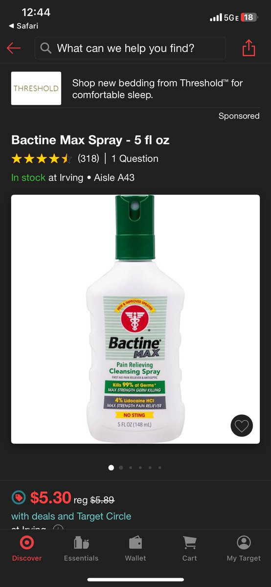 If you have this spray in your house and you have kids who get into shit suicidal, throw this shit away RIGHT NOW! It’s lidocaine, it’s super poisonous to consume and my niece is currently in icu fighting for life after ingesting this.