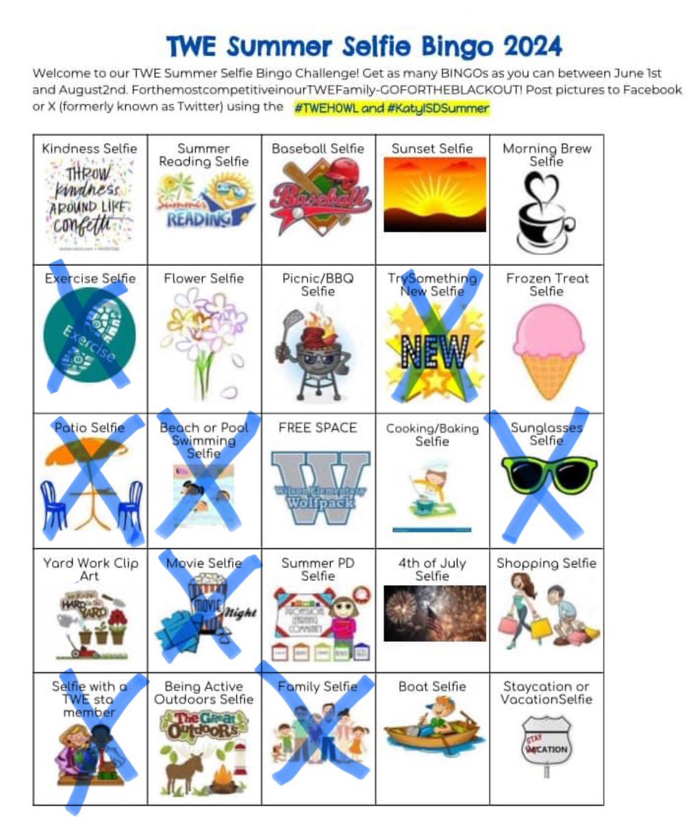 After all of the rain yesterday, it sure is nice to see the sun! #twehowl #katyisdsummer