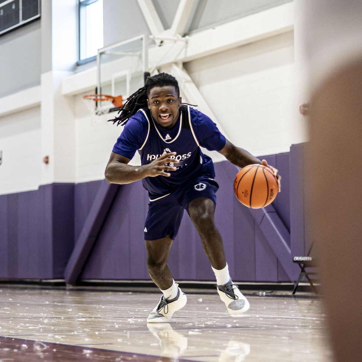 Gettin' after it  ✝️🏀

#GoCrossGo