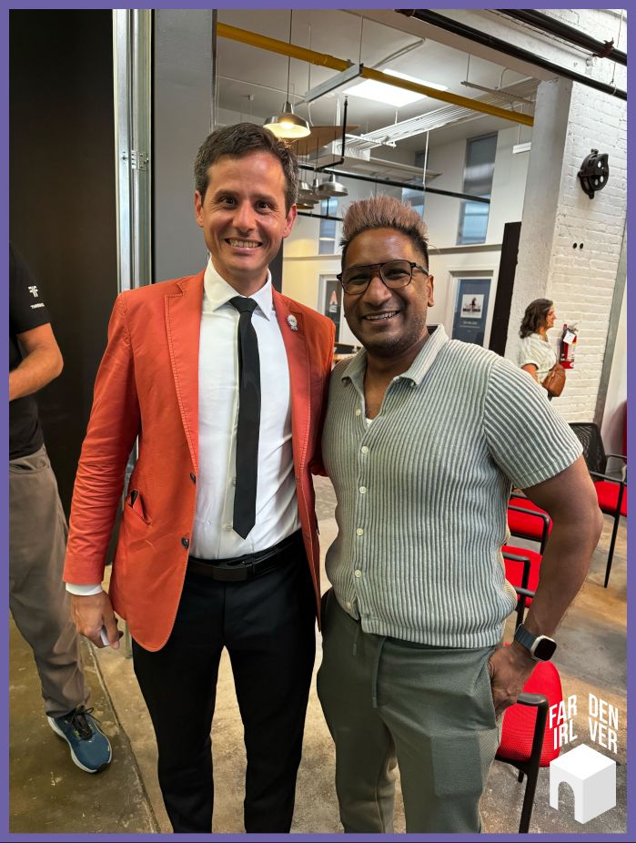 Beelines 🐝 (@beelinesai) on Twitter photo A sweet time at our first farIRL event in Denver last night and a lively talk with the <a href="/0xfw3/">The FW3</a> crew.
Our panelists — <a href="/damaderoca/">Anjali🤝Collab.Land</a>, <a href="/jamesyoung/">James Young</a>, <a href="/JordanLyall/">Jordan Lyall</a>, & <a href="/gregarious/">gregariously.eth/.sol./lens/.⌐◨-◨</a> — debated the Future of Money, Markets, & Memechains.
Plus we enjoyed a special treat seeing <a href="/worthalter/">worthalter 🦇🔊</a>! A sweet time at our first farIRL event in Denver last night and a lively talk with the <a href="/0xfw3/">The FW3</a> crew.
Our panelists — <a href="/damaderoca/">Anjali🤝Collab.Land</a>, <a href="/jamesyoung/">James Young</a>, <a href="/JordanLyall/">Jordan Lyall</a>, & <a href="/gregarious/">gregariously.eth/.sol./lens/.⌐◨-◨</a> — debated the Future of Money, Markets, & Memechains.
Plus we enjoyed a special treat seeing <a href="/worthalter/">worthalter 🦇🔊</a>!