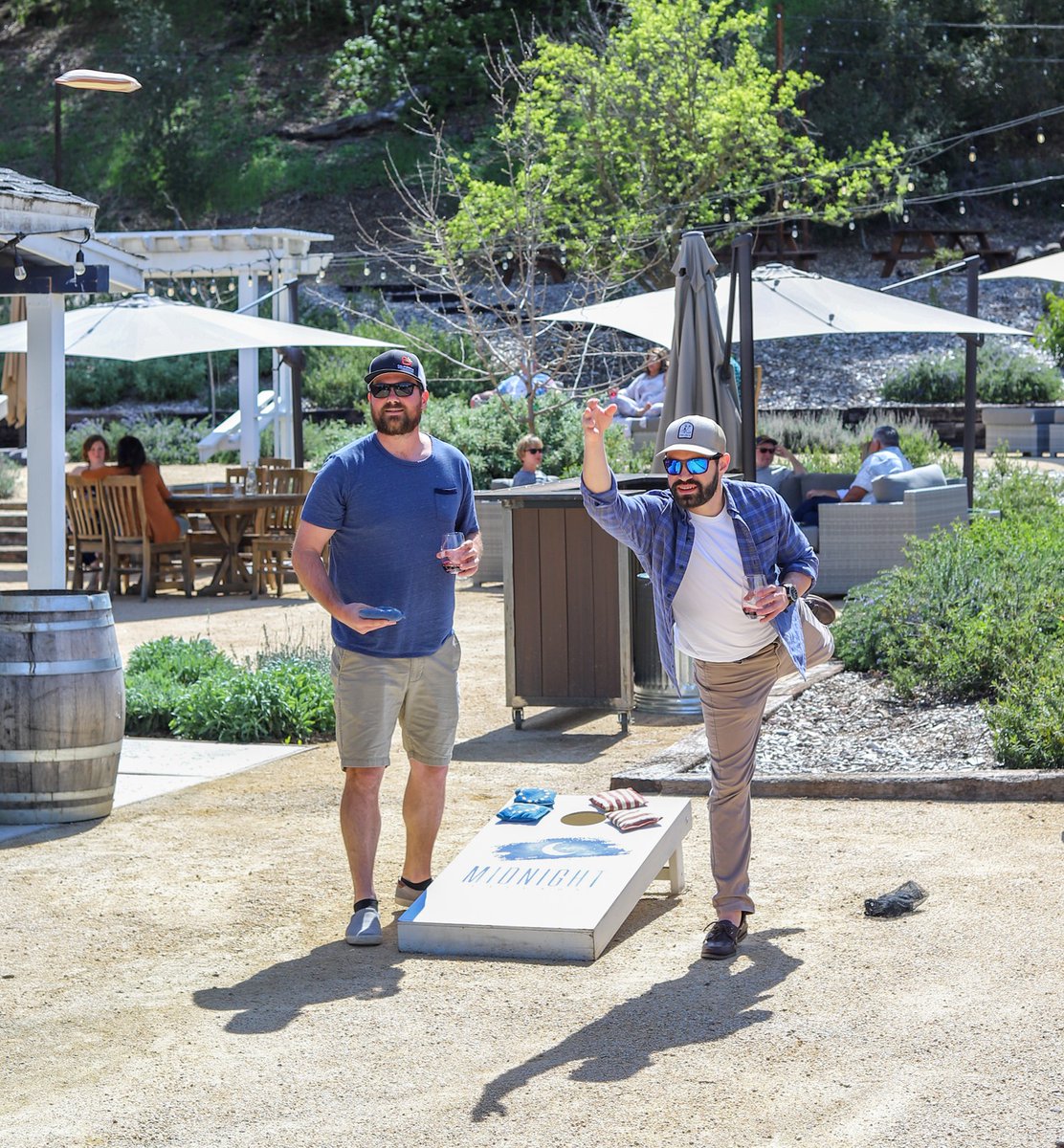 Happy 1st Day of Summer! Enjoy a refreshing glass of white or rosé from many Paso wineries that offer lawn games &amp; picnic areas. Check out pasowine.com to search by amenity and more to start making your Paso Wine summer plans! pasowine.com/visit/wineries/