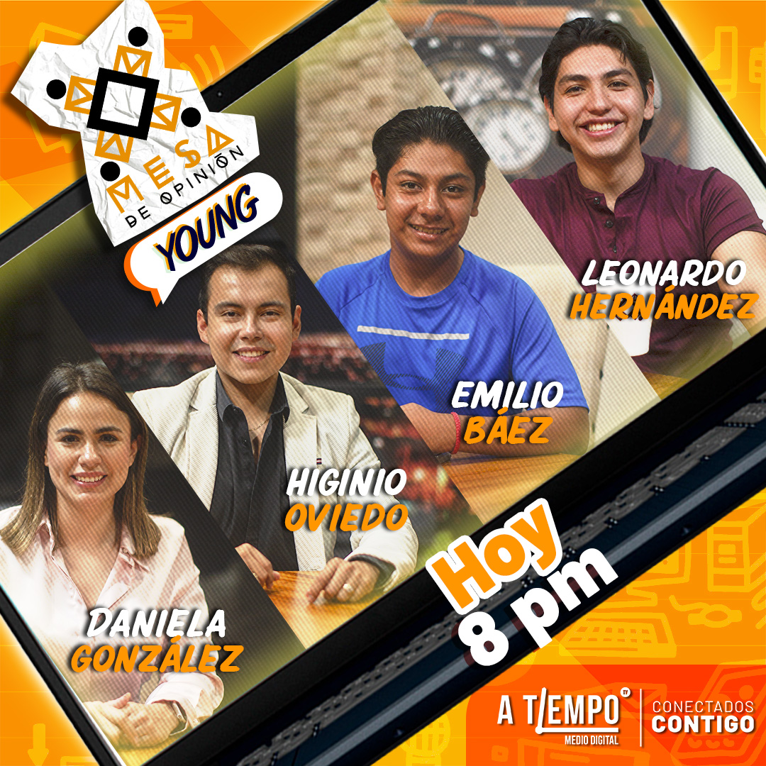 ATiempoTv's tweet image. ¡Anécdotas, chismes, y reflexiones! 🗣️

💬 No te pierdas esta noche el episodio número 50 de La Mesa de Opinión “Young”, donde nuestros conductores se sumergieron en una dosis de chismes, anécdotas y reflexiones.. 📺💭
#Capítulo50 #Jóvenes #Anécdotas