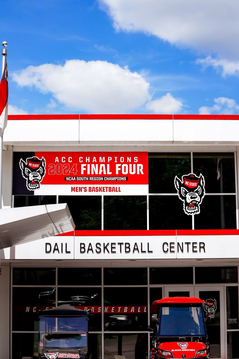 New look for THE DAIL BASKETBALL CENTER.  GO PACK!!!