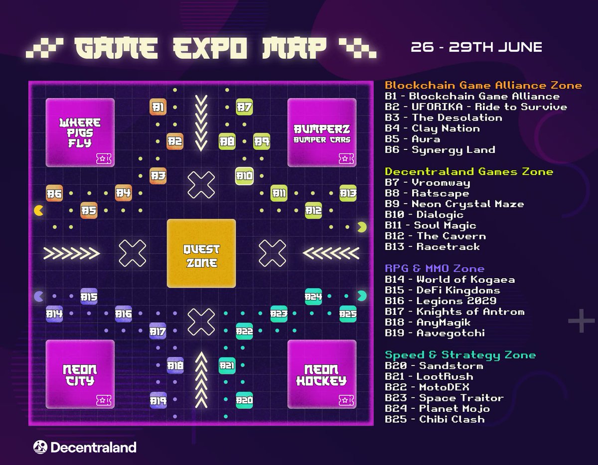Ready for the Game Expo big reveal? 🥁
*cue dramatic pause  

Get the rundown on navigating the #DCLGX fairgrounds in the Ultimate Guide🔑 

The TL;DR on the 4 different “Zones” 👇