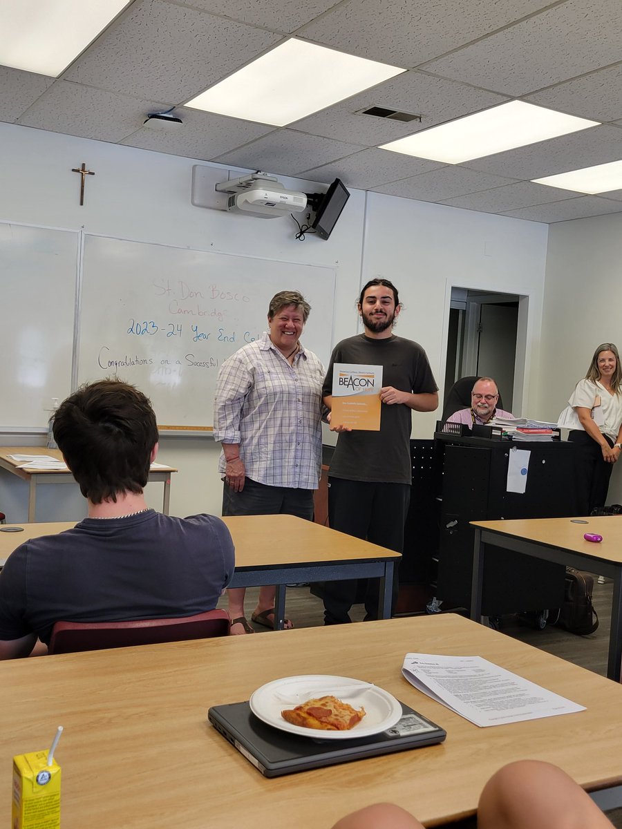 St. Don Bosco is pleased to announce the winner of one of our Beacon of Hope Recipients, Kyle De Matos! Congratulations Kyle! <a href="/CarlaSantomero/">Carla Santomero (she/her) 🌈</a> <a href="/rchids/">Rolland</a>