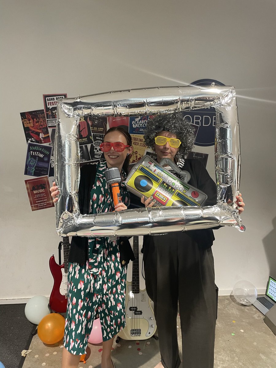 Miss Torbet &amp; Ms Wallace were ready to rock tonight for @WMCKilmarnockAc school show🎸🤘🏼 Always a great performance and we are proud of all pupils and staff involved! <a href="/_MsWallace_/">Ms Wallace</a>