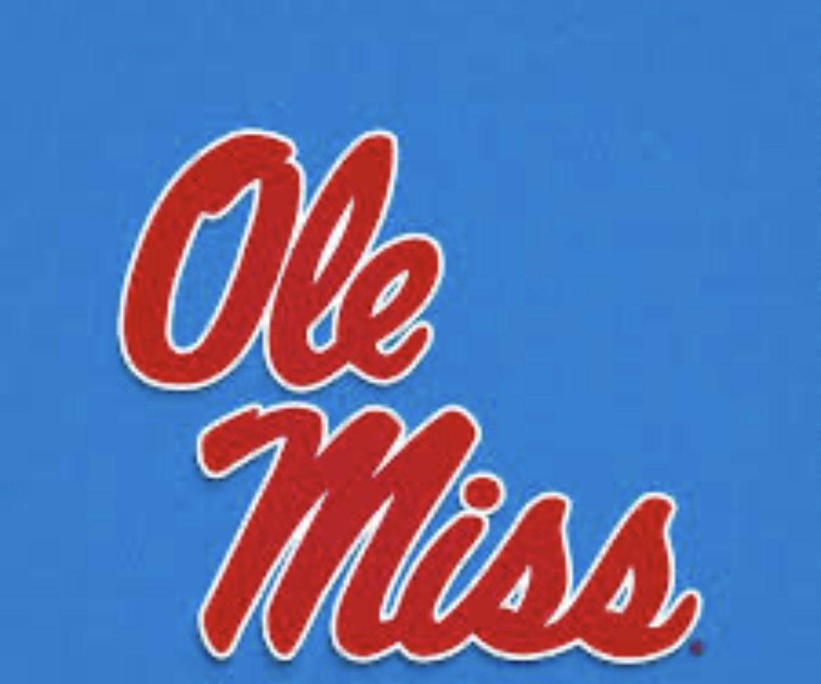Blessed to receive my 4th offer from Ole Miss❤️💙