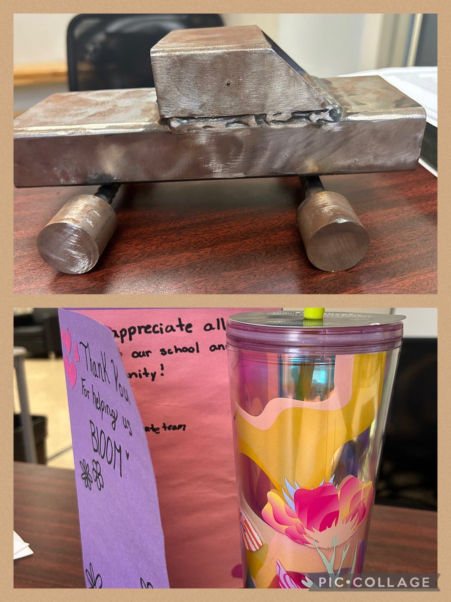 There are days when I wonder if I can make a difference &amp; then THIS happens! 
The truck is a CA project  gifted to me from  a student that spent quite a bit of time in my office &amp; a lovely card/STBX cup from School Climate team students! 
#fillsmybucket
#mylifeasavp 
#mywhy