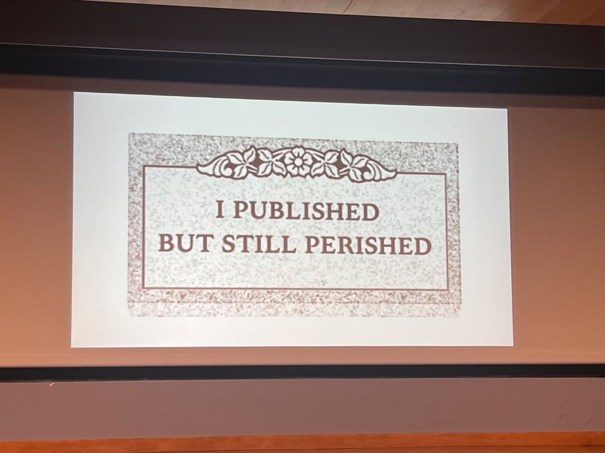 Today’s Grand Rounds speaker starts with a shot across the bow