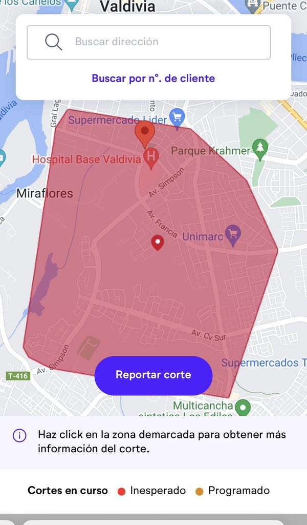 exingenua's tweet photo. De acuerdo  @saesa todo el sector marcado sin energía eléctrica #ValdiviaCL y ni media brigada en terreno, pff!!!! https://t.co/Dio1M2tStM